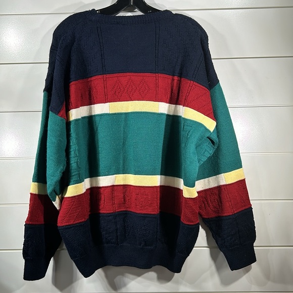 Blarney Castle Designs Ireland Men's Size Large Golf Wool Blend Crewneck Sweater - Picture 5 of 5